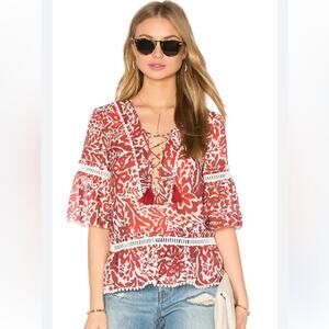 SAYLOR Alissa Boho Blouse Size medium